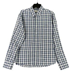 J.Crew Shirt Mens L Slim Plaid Shirting Button Down Classic‎ Heritage Preppy